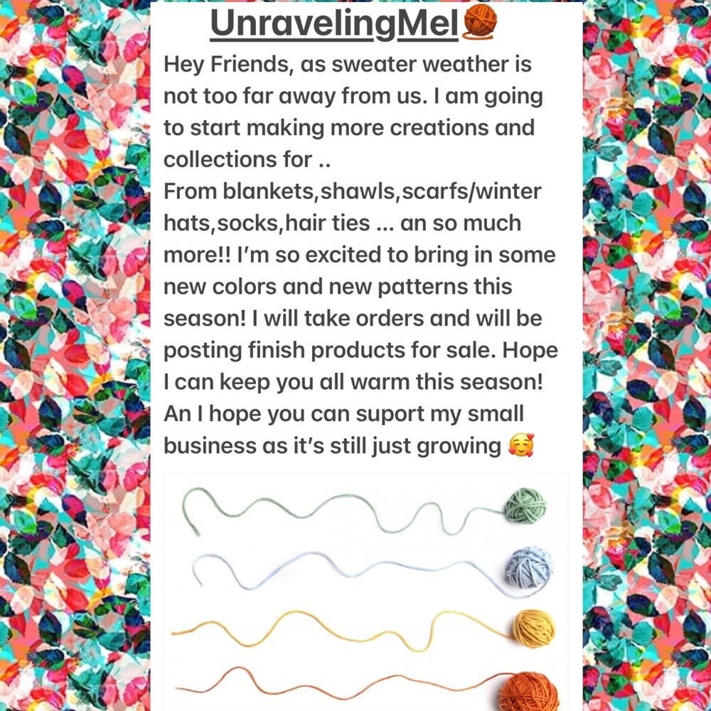 UnravelingMel crocheting goods :)